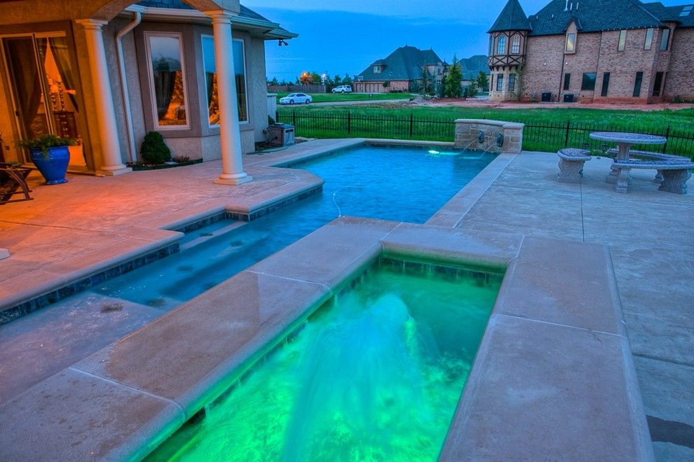 Cobblestone Theater for a Mediterranean Pool with a Gated Community and 8116 Nw 134 Terr Nw Okla City Wyatt Poindexter Kw Elite by Wyatt Poindexter of Keller Williams Elite