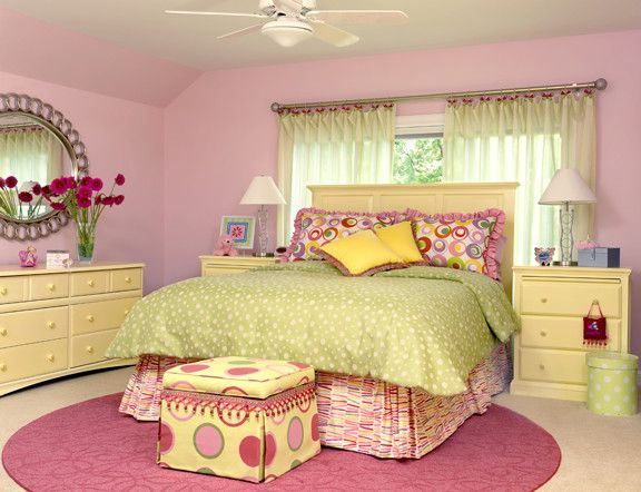 Durkan Carpet for a Traditional Kids with a Whimsical and Girl's Bedroom by Directions in Design, Inc.