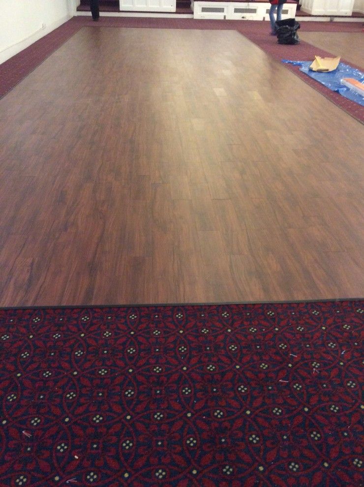 Durkan Carpet for a Transitional Spaces with a Fusion Lvt and Atlanta Baptist Church by Capital Floors