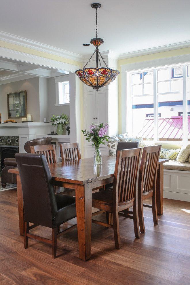 Enmark for a Craftsman Dining Room with a Craftsman and Fairfield Residence by Enmark Construction Ltd