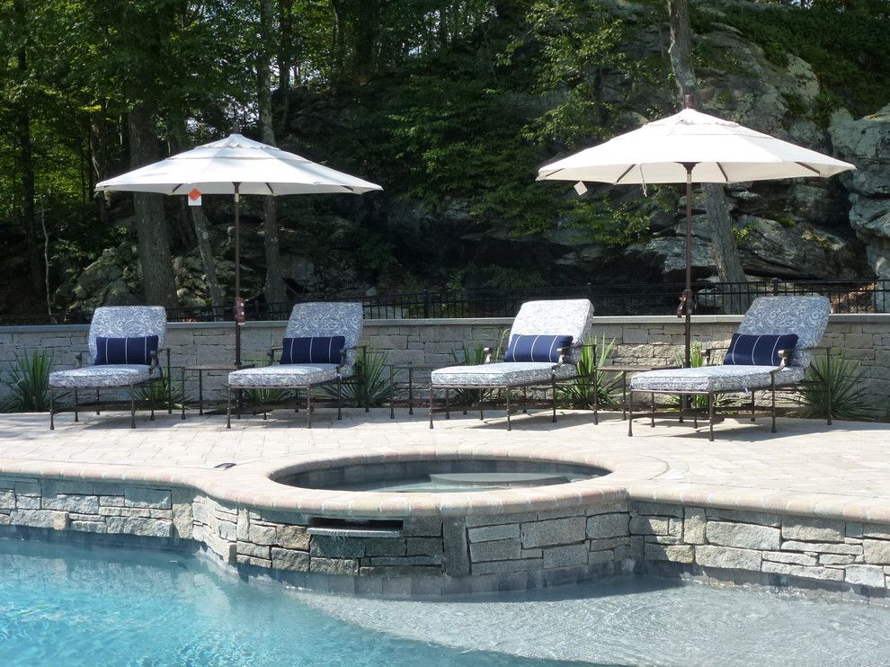 Ethan Allen Danbury Ct for a Traditional Pool with a Relaxing Pool Area Collaboratively Desi and Patio, Easton, Ct by Allison Lee Ethan Allen Danbury, Ct