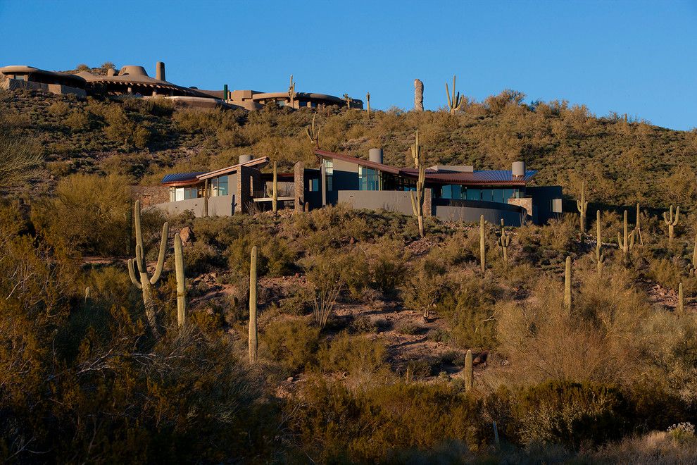 Frank Lloyd Wright Phoenix for a Contemporary Exterior with a Southwest and Contemporary Residential by Phx Architecture