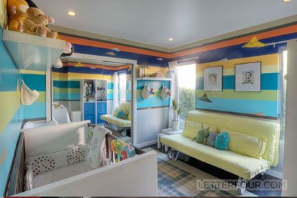 Helm Paint for a Modern Kids with a Modern and Helms Arts District Home by Letter Four, Llc