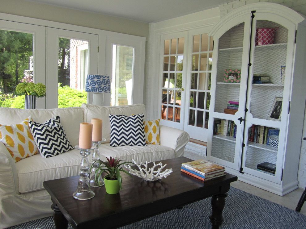 Helm Paint for a Traditional Porch with a Preppy and Sunroom by a Perfect Placement