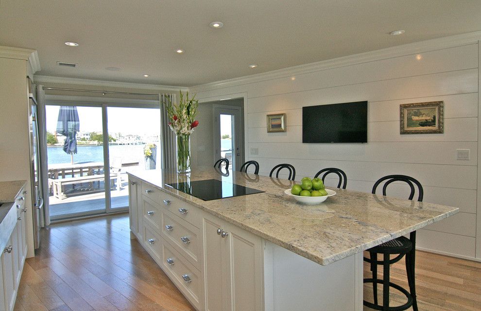 Helm Paint for a Transitional Kitchen with a Shorehouse and Helm by Robert Jennings Design Llc