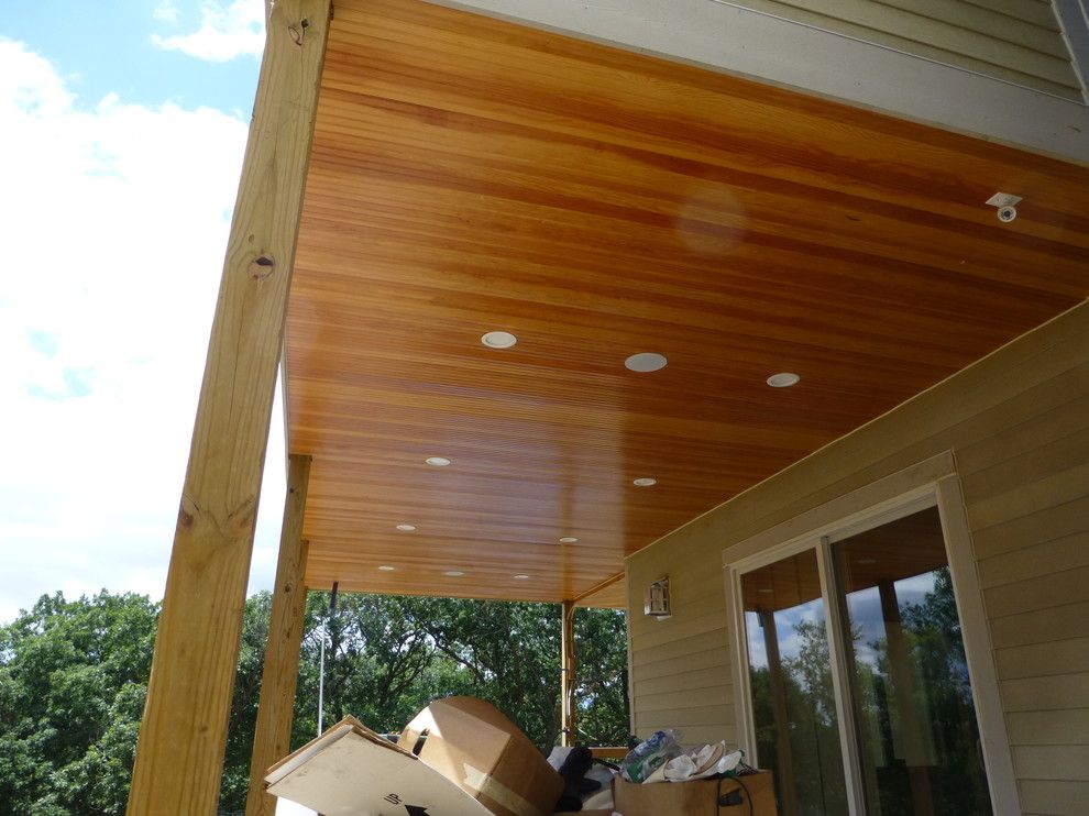 Home Depot Eden Prairie for a Contemporary Exterior with a Beadboard Ceiling and Eden Prairie Exterior Soffit by Fresh Coat Painters Eden Prairie