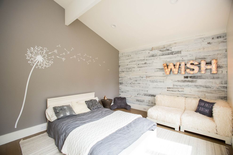 How to Whitewash Furniture for a Contemporary Bedroom with a Beige Wall and Forest Renovation by Riverstone Custom Builders