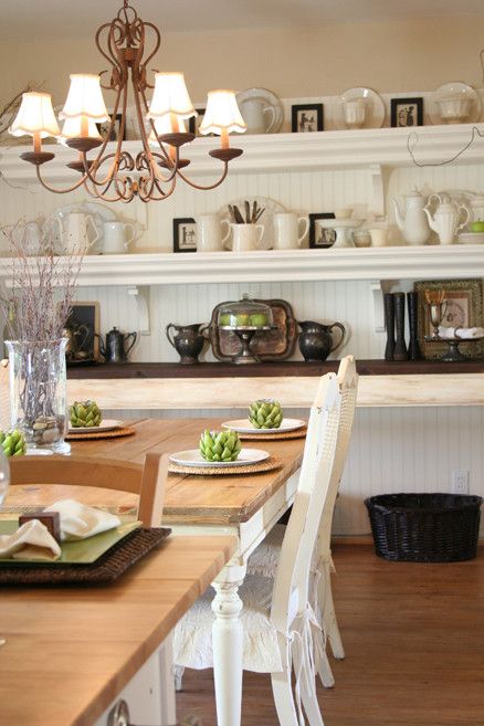 How to Whitewash Furniture for a Traditional Dining Room with a Silver and Custom Dining Room by Jennifer Grey Interiors