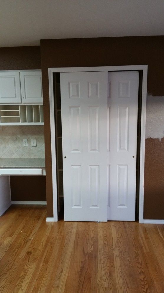 Jk Cabinets for a Transitional Kitchen with a White Countertop and Kitchen Transformation2 by Jk Cabinets & Design