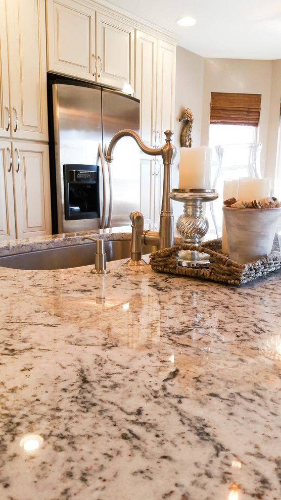 Jk Cabinets for a Transitional Spaces with a White Countertop and Kitchen Transformation2 by Jk Cabinets & Design