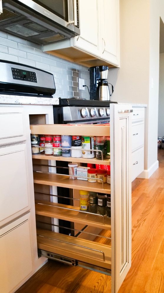 Jk Cabinets for a Transitional Spaces with a White Countertop and Kitchen Transformation2 by Jk Cabinets & Design