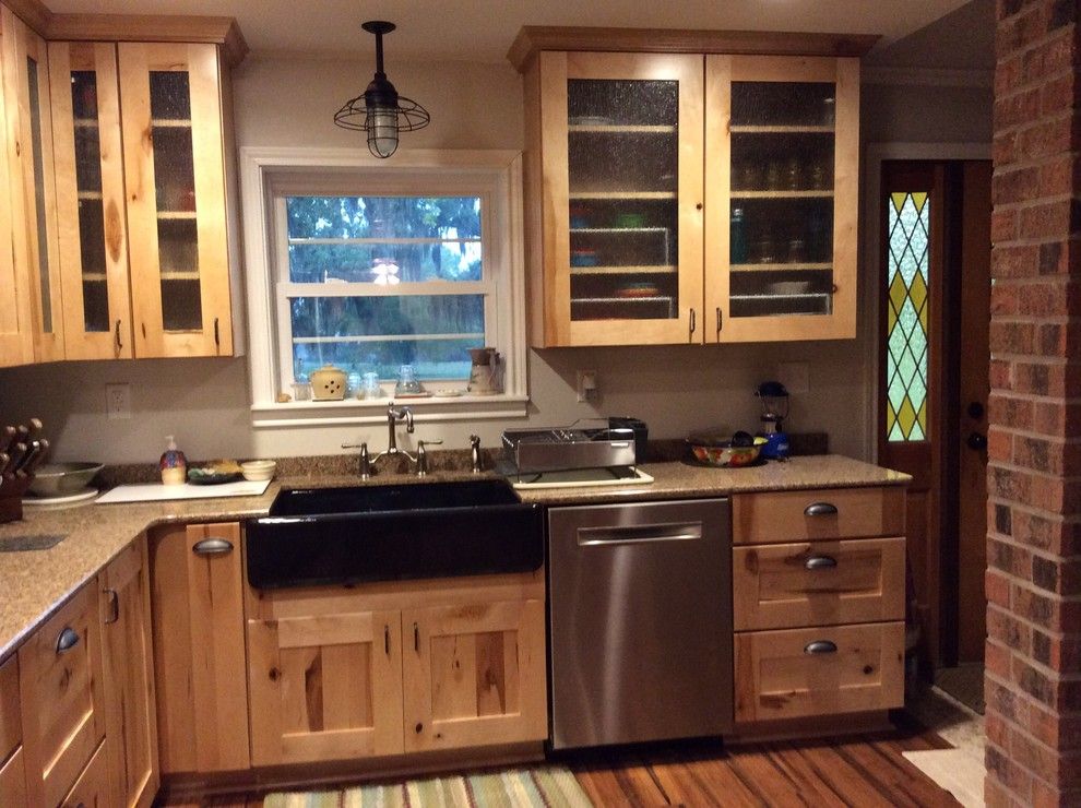 Lowes Lufkin Tx for a Rustic Kitchen with a Lowes and Schuler Holbrook Rustic Maple by Lowe's of Lufkin, Tx/ Kevin Holman