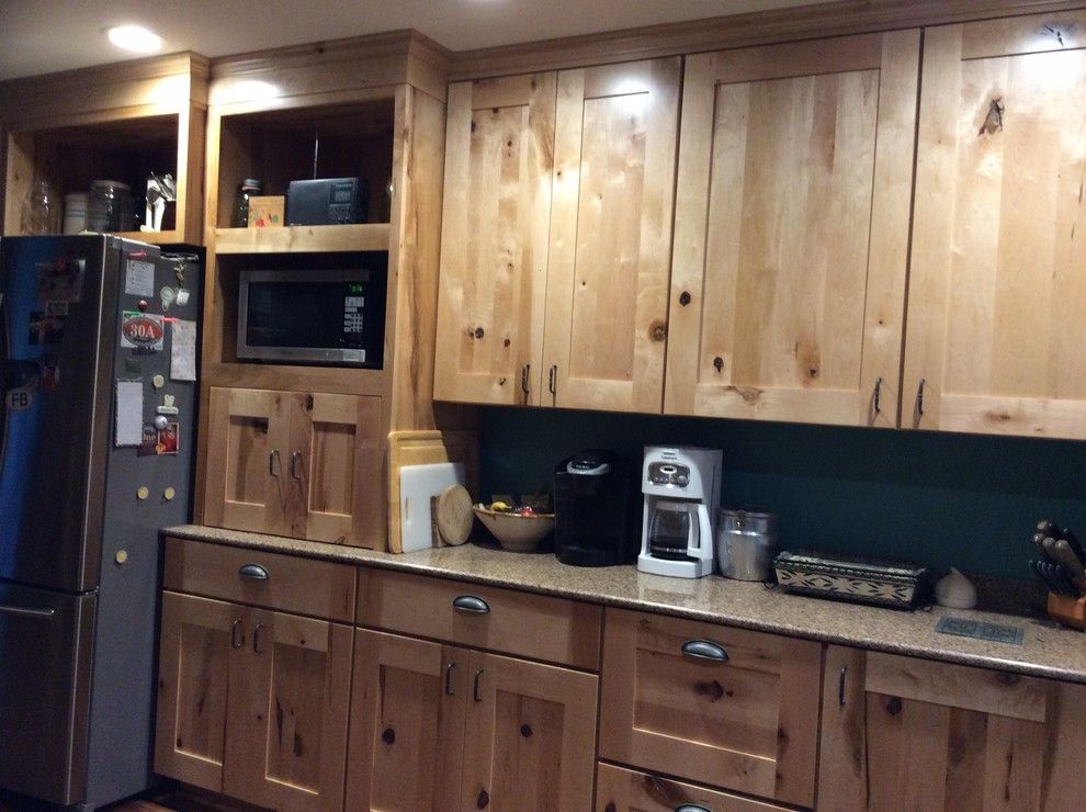 Lowes Lufkin Tx for a Rustic Kitchen with a Rustic and Schuler Holbrook Rustic Maple by Lowe's of Lufkin, Tx/ Kevin Holman