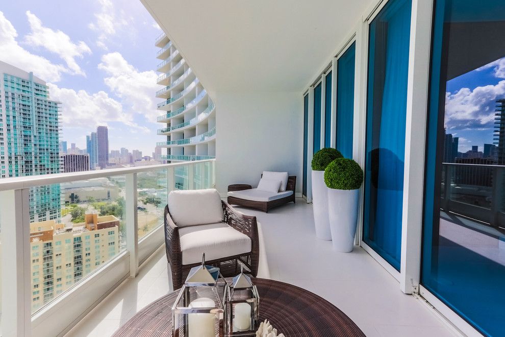 Lowes Panama City for a Modern Deck with a Glass Railing and Paramount Bay   Private Residence by Cardenas+Kriz Design Studio