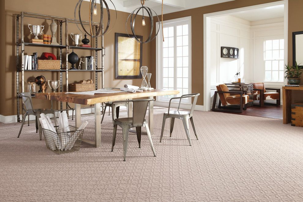 Mohawk Smartstrand for a Farmhouse Dining Room with a Farmhouse and Mohawk Smartstrand by the Carpet Guys