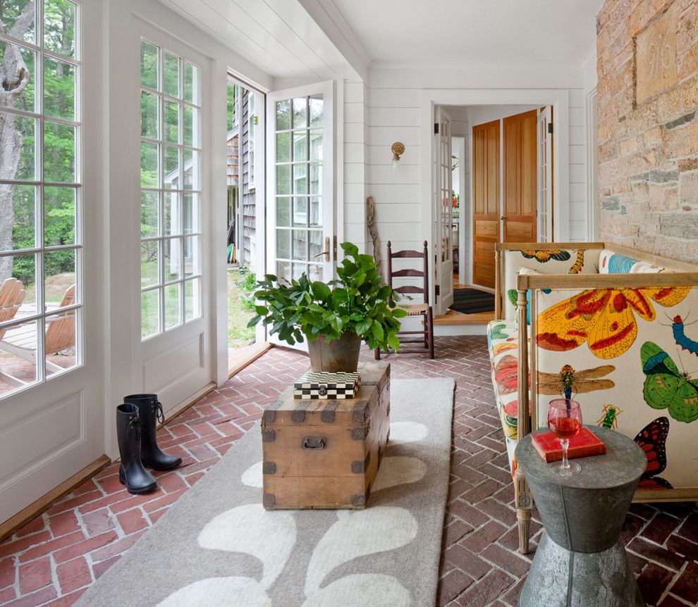 Newport Cottages for a Farmhouse Sunroom with a Sunroom and Exeter Farmhouse by Anthony Crisafulli