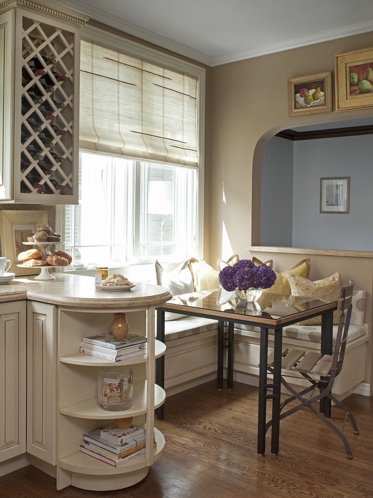 Nook Bistro for a Traditional Kitchen with a Window Treatments and Bay Street by Ken Gutmaker Architectural Photography