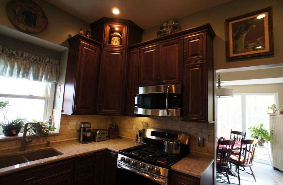 Olathe Glass for a Traditional Kitchen with a Family Kitchen and Kitchen Remodel, Olathe, Ks by Country Club Builders