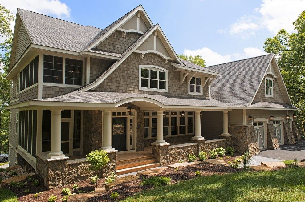 Pacesetter Homes for a Victorian Exterior with a Three Car Garage and Cottage Style Home by Divine Custom Homes