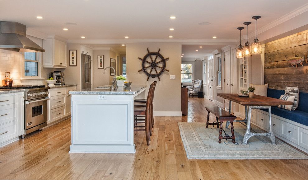 Reclaimed Wood San Diego for a Traditional Kitchen with a Pendant Light and Adella Historic Residence by Christian Rice Architects, Inc.