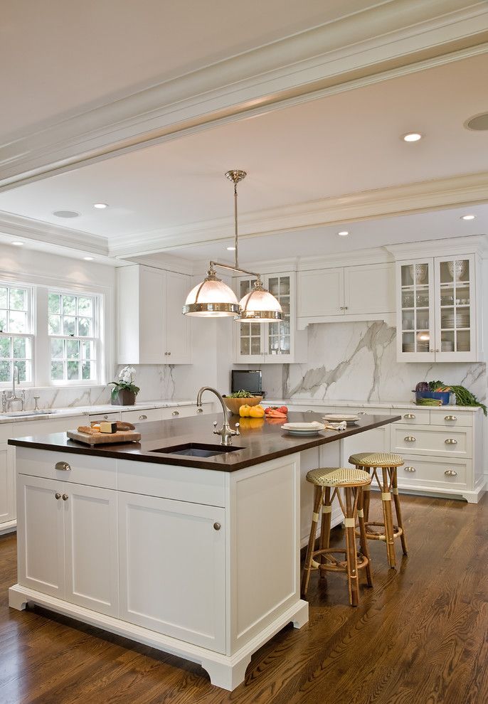 Restoration Hardware Boston for a Traditional Kitchen with a Recessed Lighting and Upscale Elegance by Dalia Kitchen Design