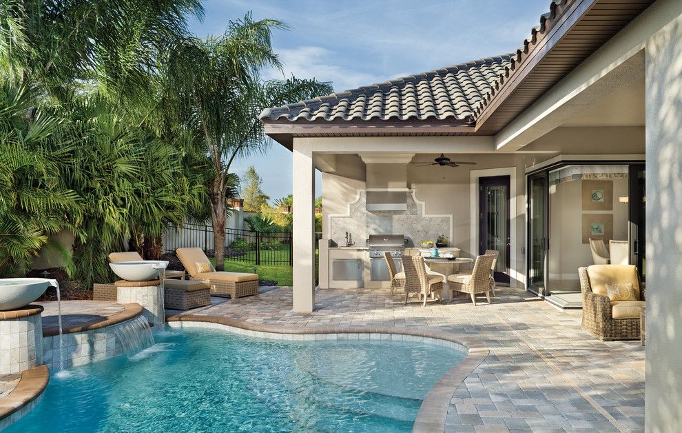 Rosewood Homes for a Beach Style Patio with a Custom Builder Space Coast and Coquina 1263 by Arthur Rutenberg Homes   Rosewood Homes, Inc.