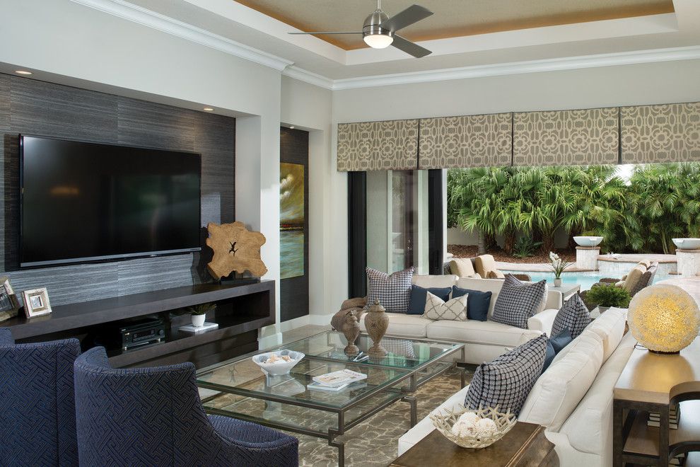 Rosewood Homes for a Contemporary Living Room with a Custom Builder Melbourne and Coquina 1263 by Arthur Rutenberg Homes   Rosewood Homes, Inc.