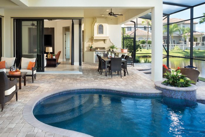 Rosewood Homes for a Contemporary Pool with a Custom Home and Miramar 1223 by Arthur Rutenberg Homes   Rosewood Homes, Inc.