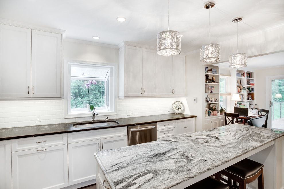 Sears Annapolis for a Transitional Kitchen with a Arctic White Finish and Transitional Kitchen Remodel Edgewater, Md by Reico Kitchen & Bath by Reico Kitchen & Bath