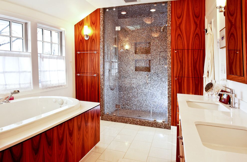 Sicis for a Traditional Bathroom with a Vanity and Historic Antique Federal Style Becomes Bright and Roomy with R by Mary Prince Photography