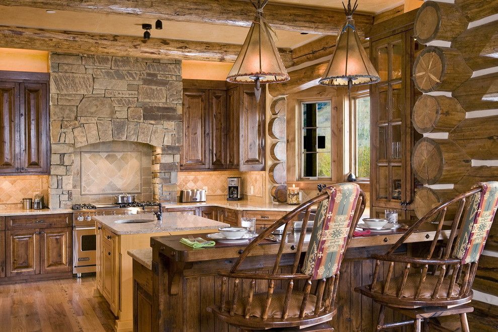 The Kitchen Portsmouth Nh for a Rustic Kitchen with a Island and Chronacher Kitchen by B&b Builders