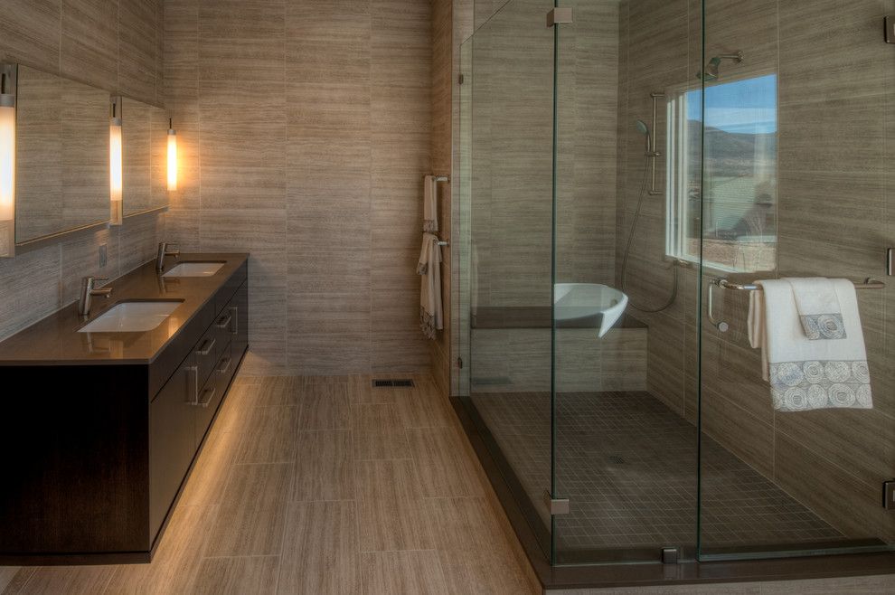 1plus1 for a Contemporary Bathroom with a Colorado Springs Designer and True Contemporary by Plush Designs Kitchen & Bath