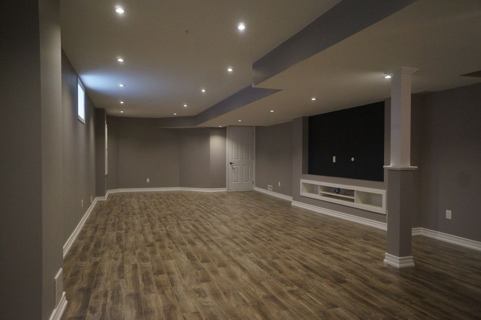 40th St Movie Theater for a Modern Basement with a Basement and New Basement   Cynthia Jean St. Markham by Rhinoreno