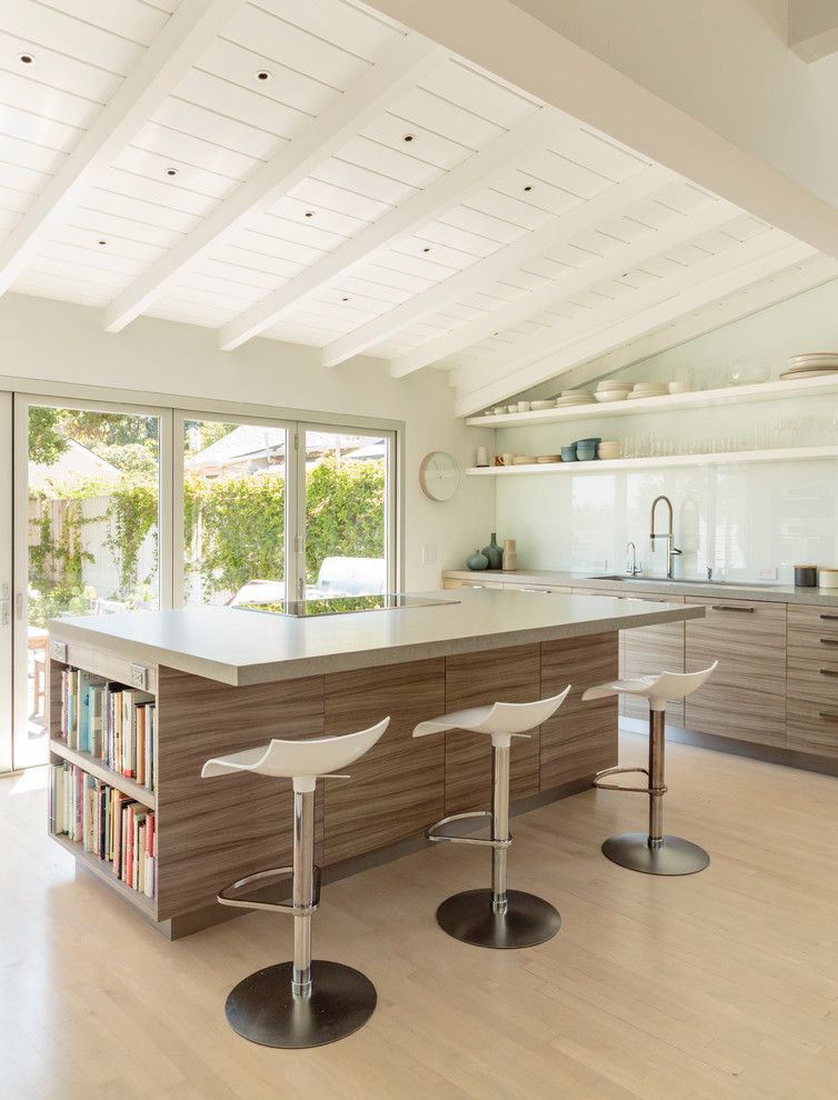 Aaa Santa Barbara for a Contemporary Kitchen with a Grey Wood and Santa Barbara by Haefele Design