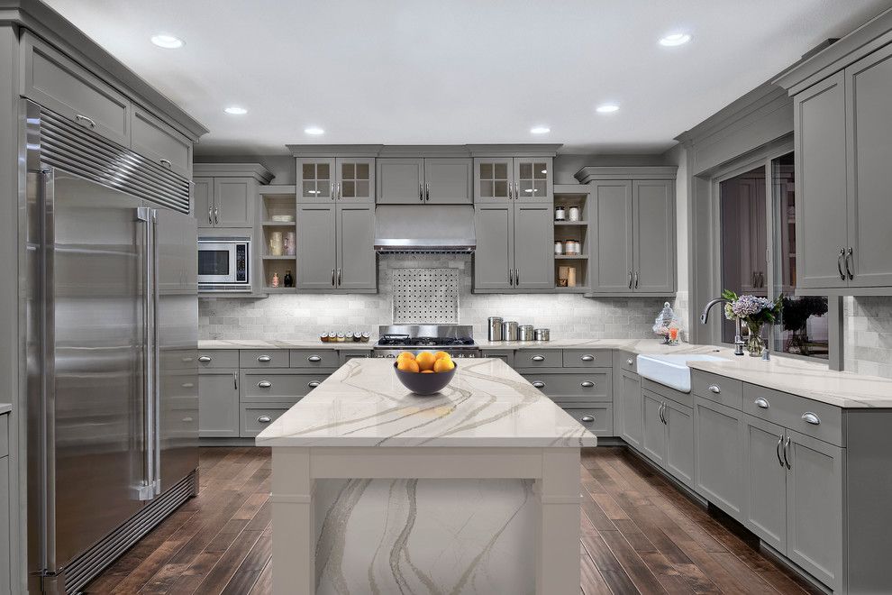 Aarons Uk Blog for a  Kitchen with a Quartz Countertop and Brittanicca From Cambria's Marble Collection by Cambria