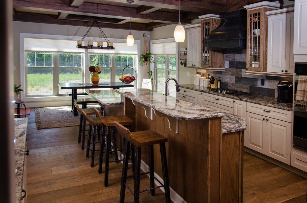 Abbey Flooring for a Rustic Kitchen with a Rustic and Gould Kitchen by Innovations by Vp