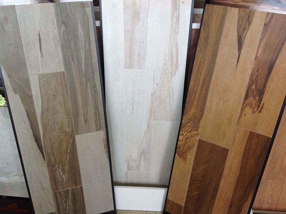 Abbey Flooring for a Traditional Spaces with a Wood Look Tile and Over Wood Look Tile by Abbey Floor Fashion