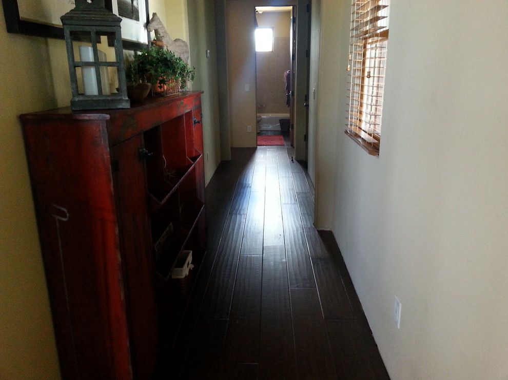 Abbey Flooring for a Transitional Hall with a Hallmark Hardwood and Hardwood by Prescott’S Abbey Flooring and Design