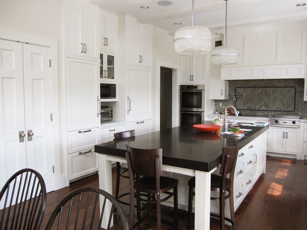 Ada Grab Bar Height for a Transitional Kitchen with a Light and Transitional Kitchen by Houzz.com