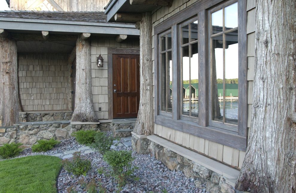 Adirondack Lodge for a Traditional Exterior with a Cabin and Exterior by Marie Meko, Allied Asid