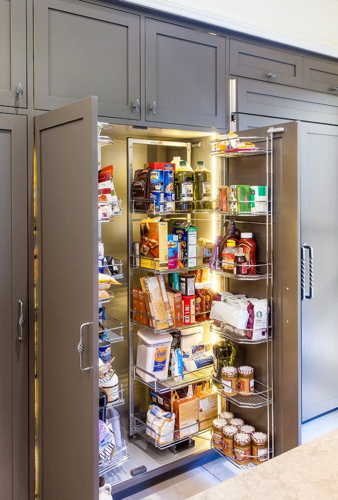 Aireco Supply for a Transitional Kitchen with a Kitchen Organization and Dwyer by Tommy Hein Architects