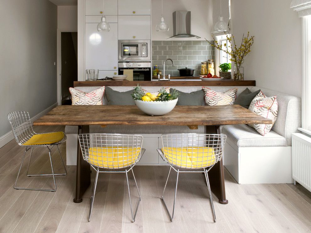 Alabama Furniture Market for a Contemporary Dining Room with a Kitchen Diner and Putney, Loft Conversion by Hannah Brown