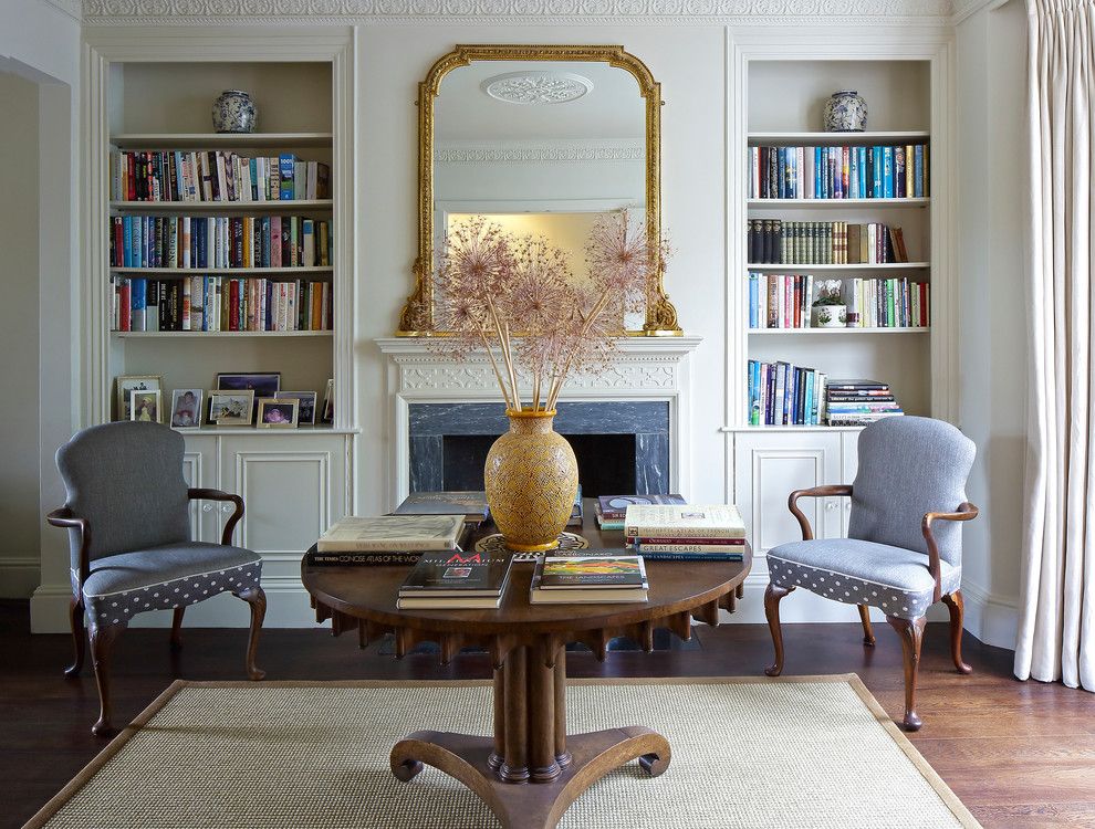 Alcove Definition for a Victorian Living Room with a Chairs and London Family Residence by Susan Fisher Photography