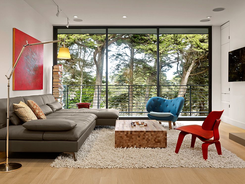 Alden San Francisco for a Contemporary Living Room with a Balcony and Douglass Park, Azevedo Design by American Institute of Architects, San Francisco