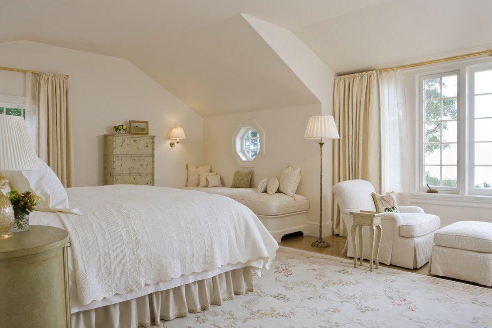 Alexa Hampton for a Traditional Bedroom with a Feminine and Selkirk Ledge by Elizabeth Brosnan Hourihan Interiors