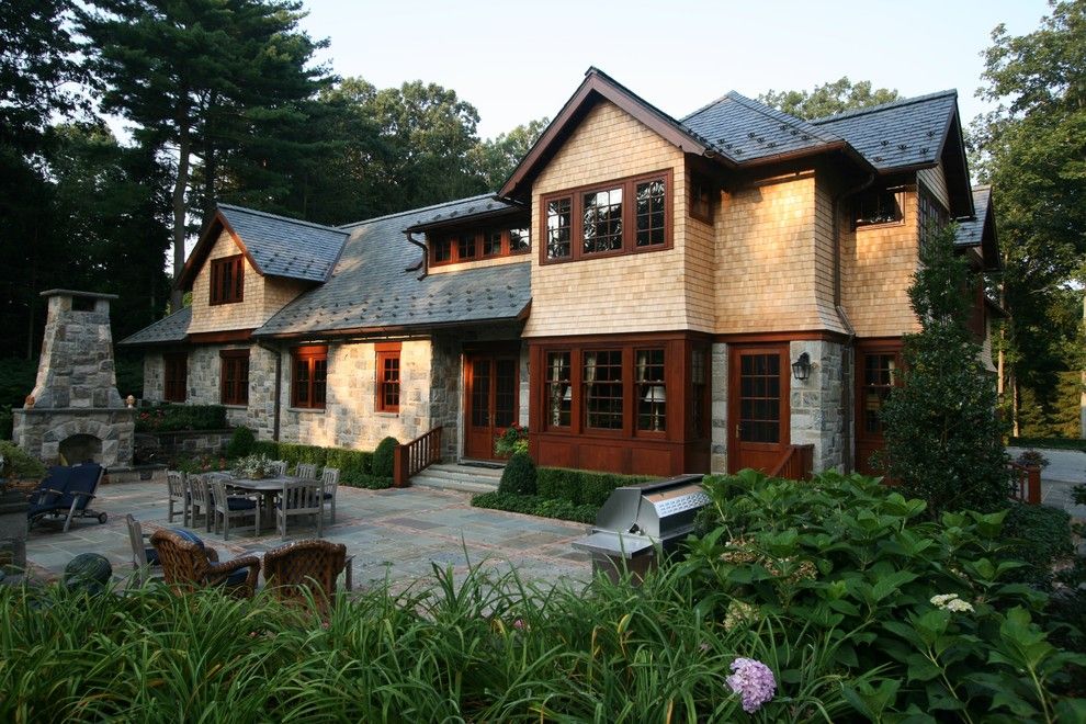 Alpine Snow Guards for a Victorian Exterior with a Traditional and Carriage House by Alexander D. Latham Iii Architecture