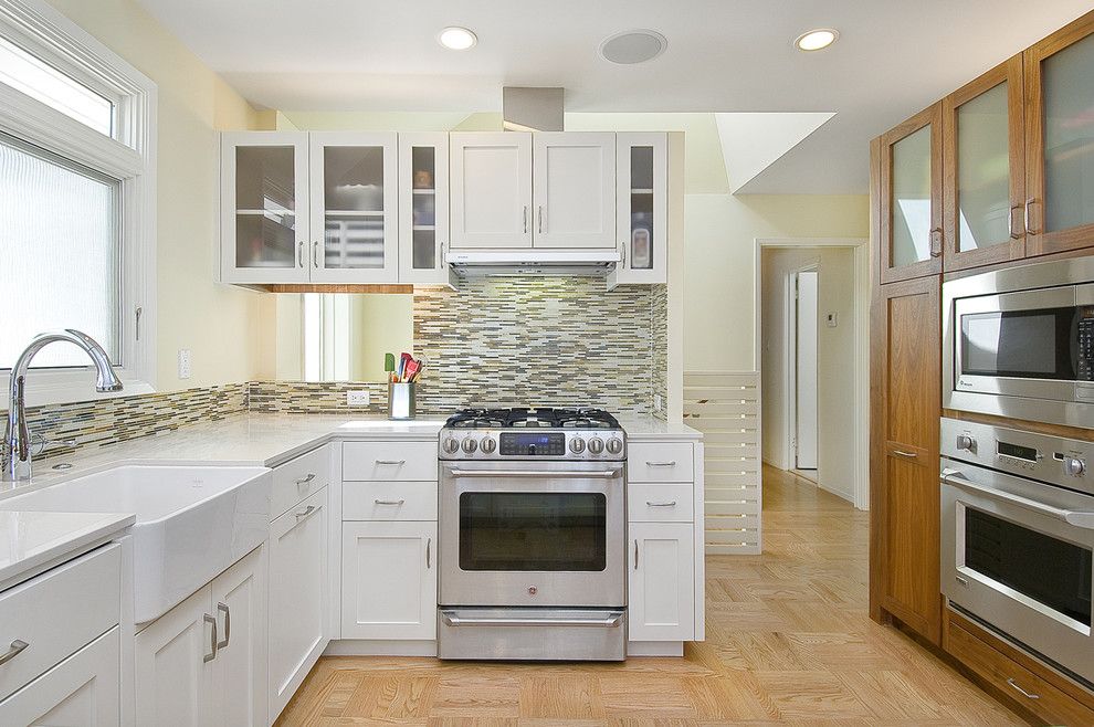 Amaron for a Contemporary Kitchen with a Kitchen Hardware and Warren Drive 2 by Rossington Architecture