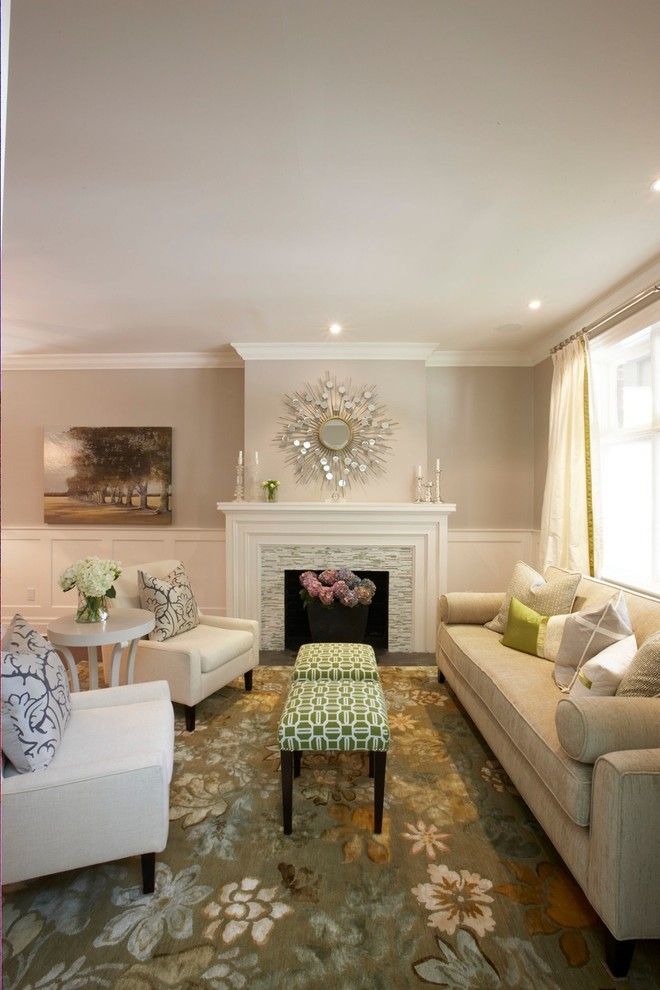 Amazing Homes for a Transitional Living Room with a Wall Art and Trickett Living Room by Meredith Heron Design