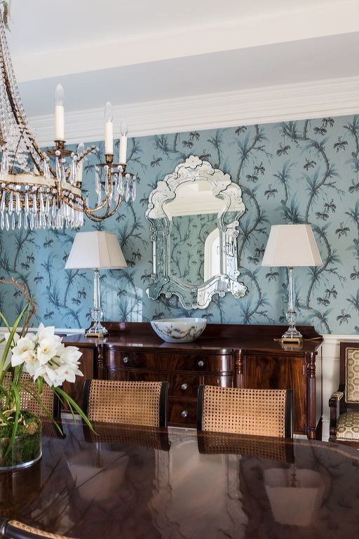 Andies for a Transitional Dining Room with a Transitional and Water's Edge by Andy Staszak Interiors