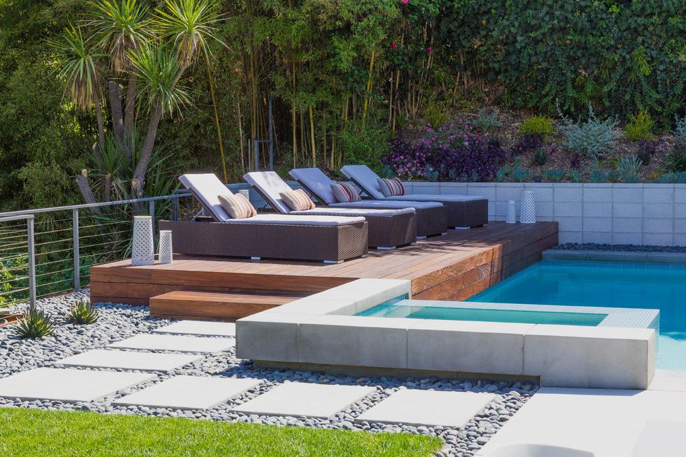 Angelus Block for a Contemporary Landscape with a Modern Landscape and Modern Minimalist by Dp Environments